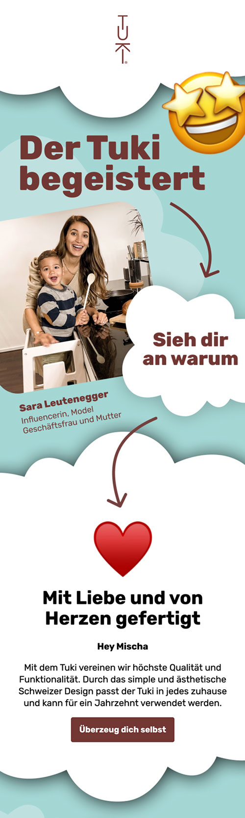 newsletter design tuki