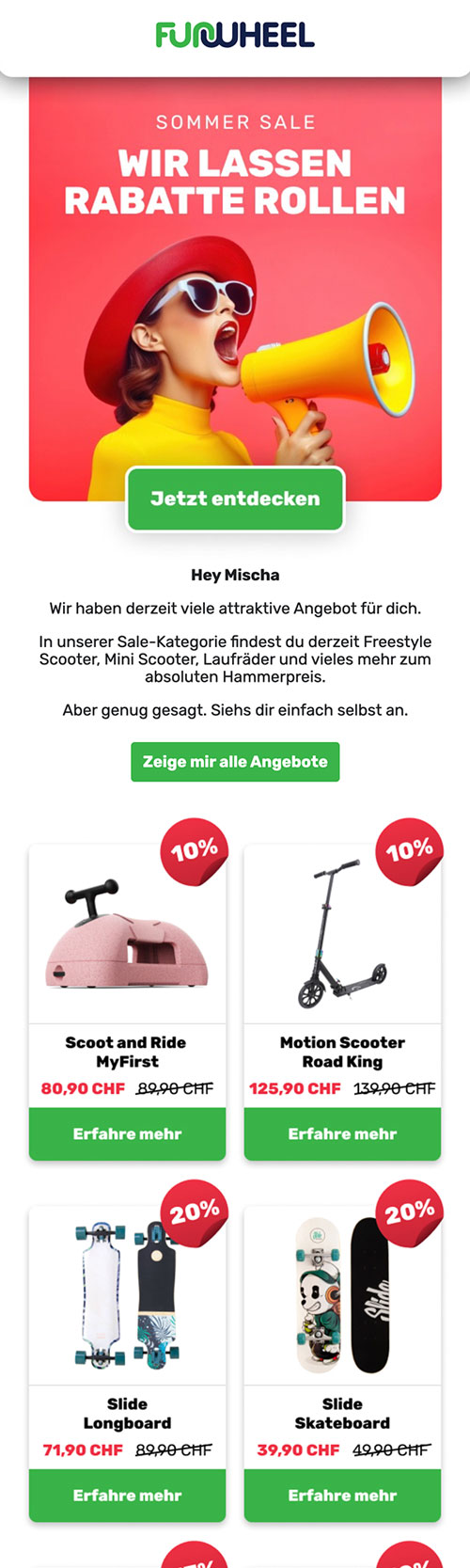 newsletter design funwheel