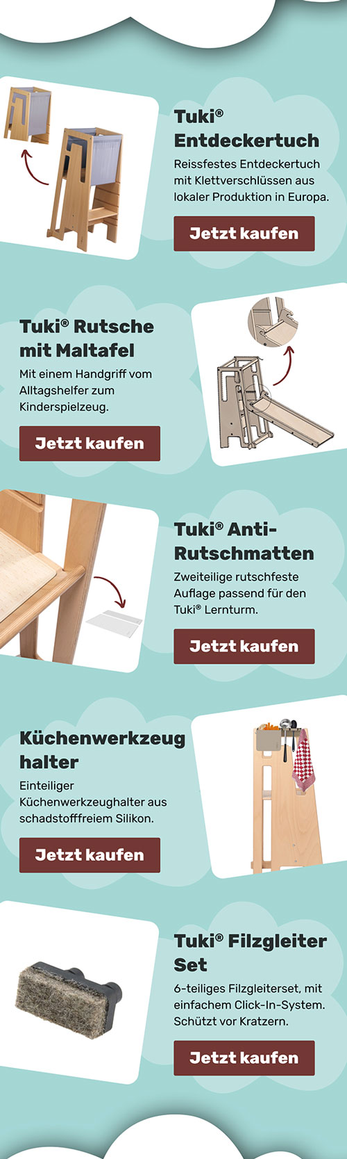 newsletter design tuki